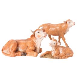 5 Inch Scale Ox Family by Fontanini