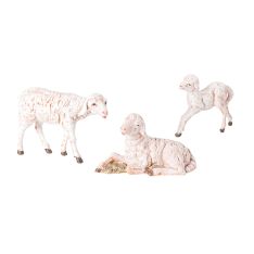 5 Inch Scale Sheep Family by Fontanini