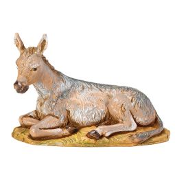 7.5 Inch Scale Seated Donkey by Fontanini