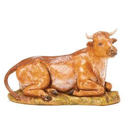 7.5 Inch Scale Seated Ox by Fontanini