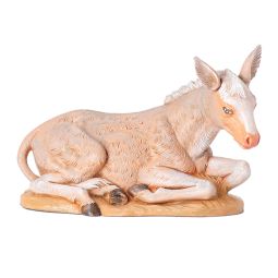 12 Inch Scale Seated Donkey by Fontanini