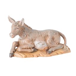 5 Inch Scale Seated Donkey by Fontanini