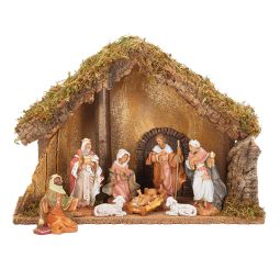 5 Inch Scale 8 Piece Nativity Set by Fontanini