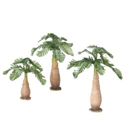 5 Inch Scale Palm Tree Set of 3 by Fontanini