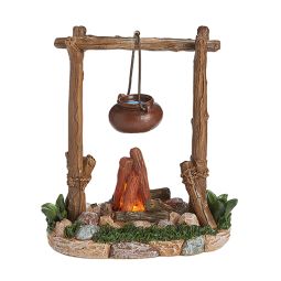 7.5 Inch Scale LED Lighted Campfire by Fontanini