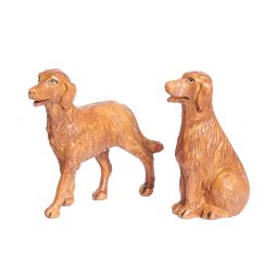 3.5 Inch Scale Dogs - Set of 2 by Fontanini