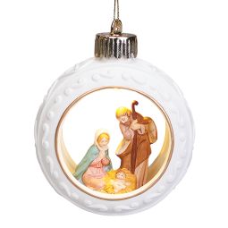 Fontanini 4.75 Inch High Holy Family LED Ornament