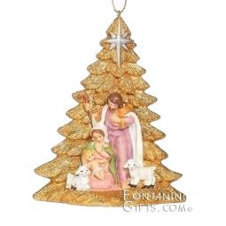 4.5 Inch High Holy Family Ornament by Fontanini