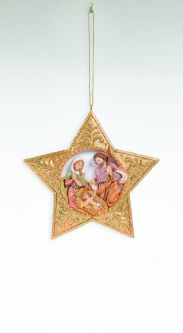 Holy Family Star Ornament by Fontanini