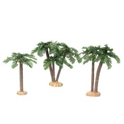 5 Inch Scale 3 Piece Palm Tree Set by Fontanini