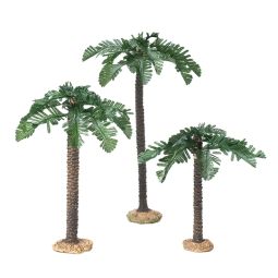 5 Inch Scale 3 Piece Palm Tree Set by Fontanini