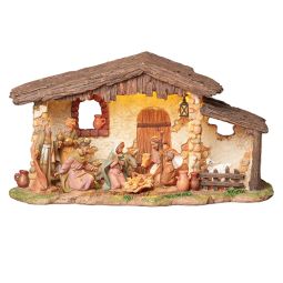 4.75 Inch High LED Lighted Musical Nativity by Fontanini